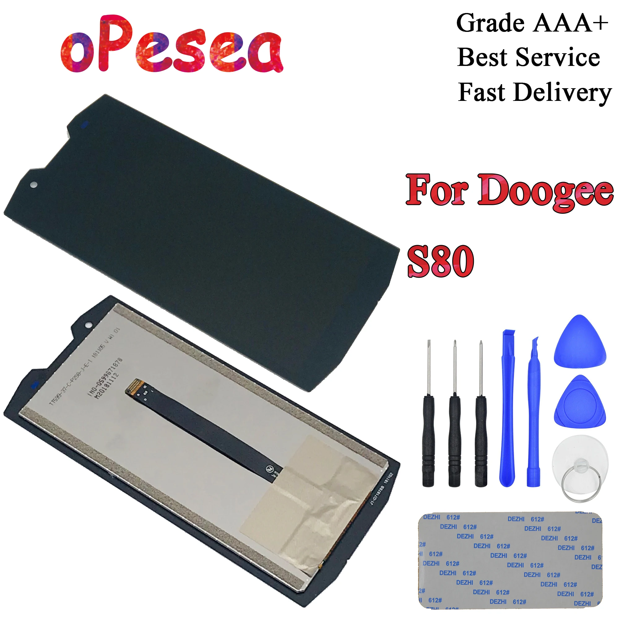 OPesea 5 99 ''Для Doogee S80 ЖК дисплей панель с сенсорным экраном дигитайзер стеклянный