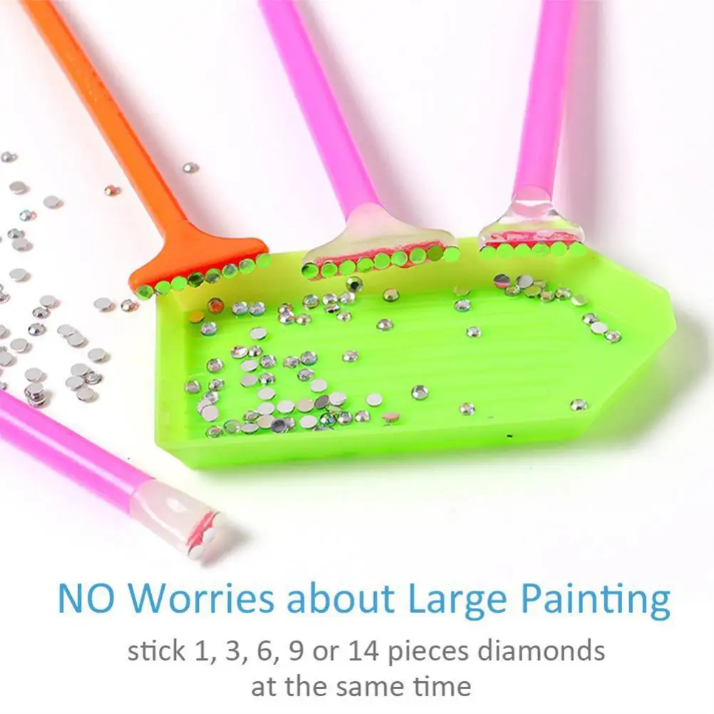

Kids Diamond sticking artifact DIY Diamond Painting Tool Kit Diamond Art Tool Accessories Point Drill Tool for Beginners