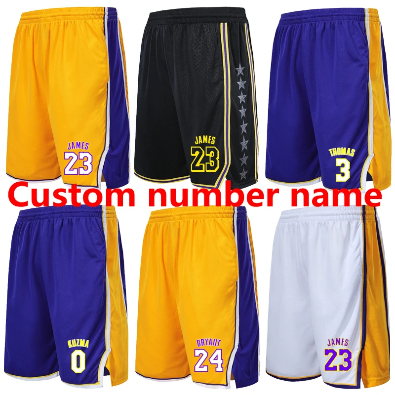 

STARCustom Number Name Men Shorts Gym Men Sports Athletic Running Sport Fitness Beach Basketball Jogging Man Loose Short Pants