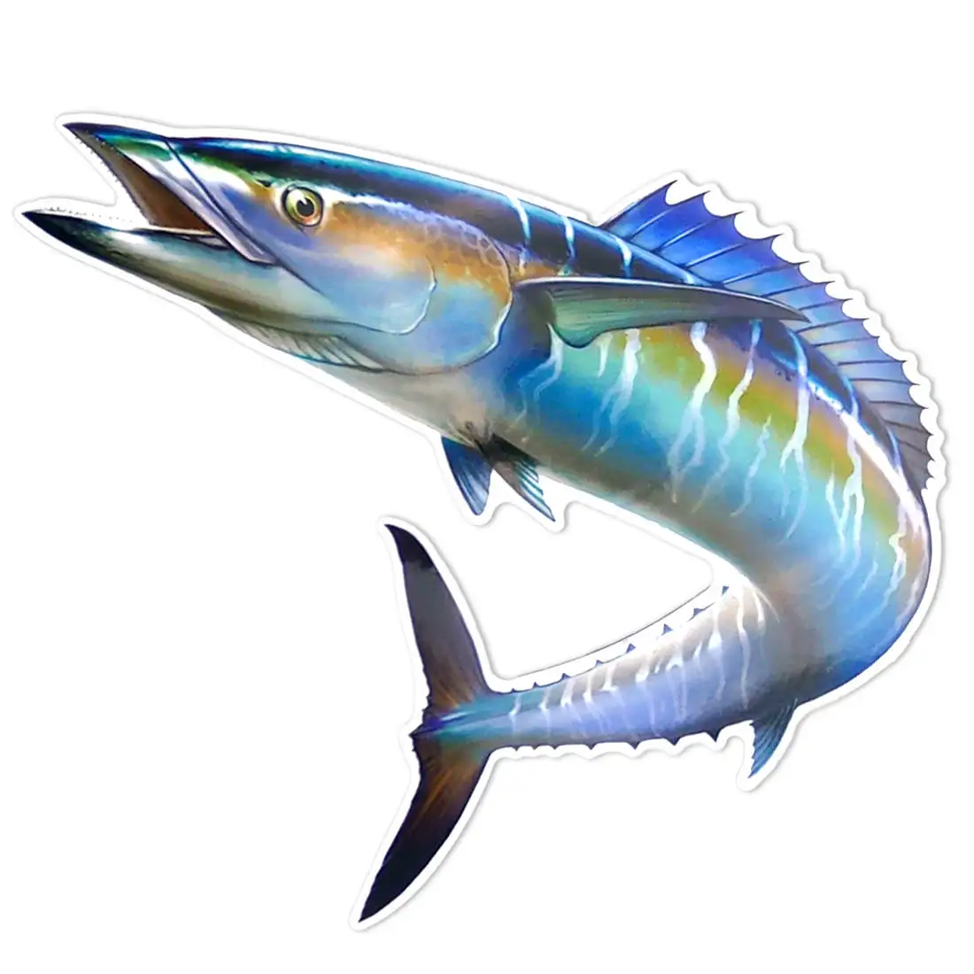 

20 см большой размер морская рыба синий марлин индийский морская рыба рыбацкий ноутбук чемодан скейтборд лодка мотоцикл автомобиль водосто...