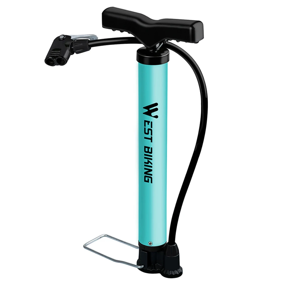 WEST BIKING 120PSI Сталь Бирюзовый Велоспорт насос воздуха Надувное дорога MTB шины для