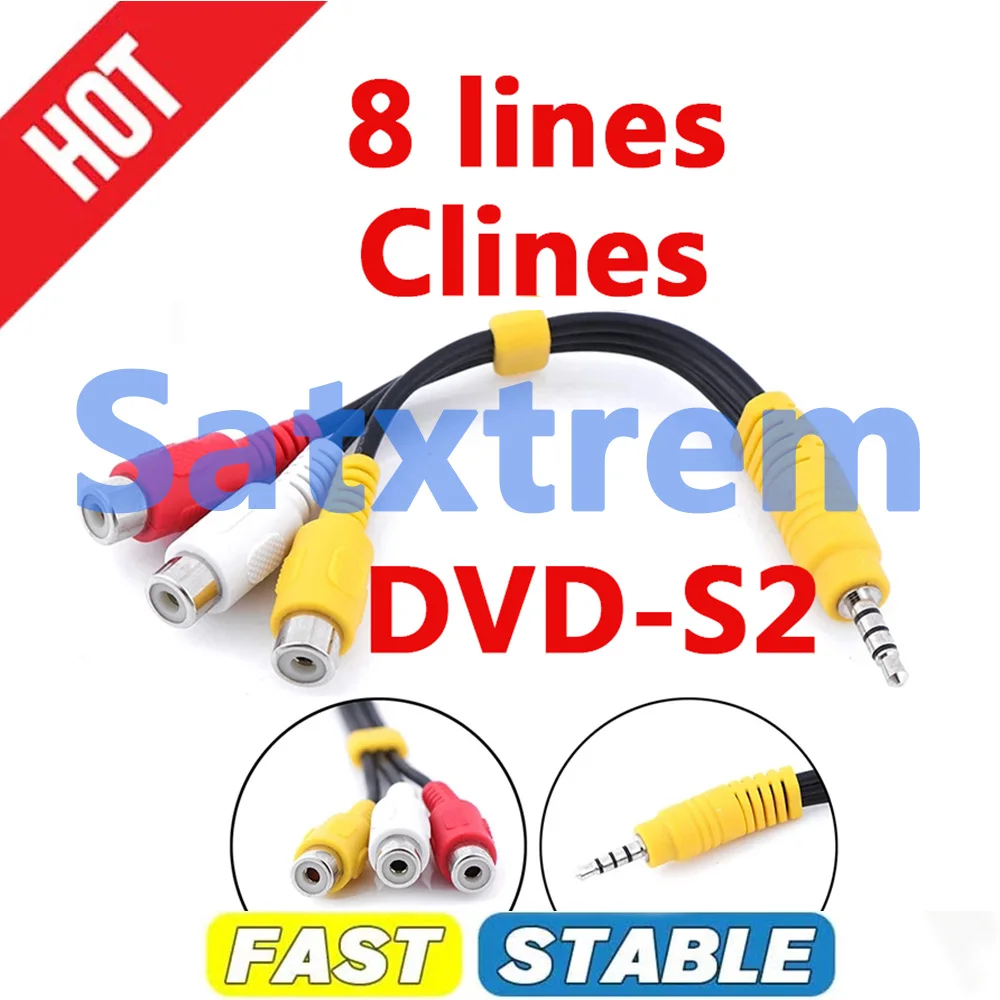 

Satxtrem Smart Clines HD TV Cable ESPA A DVB-S2 V7 V8 V9 Nova Europe Stable 8-Lines