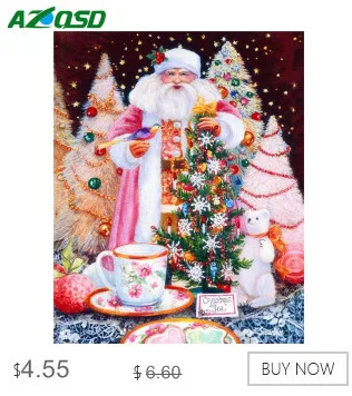 AZQSD 5D DIY Diamond Painting Snowman Full Kit Square Drilling Picture Of Rhinestones Cartoon Diamond Embroidery Home Decortion