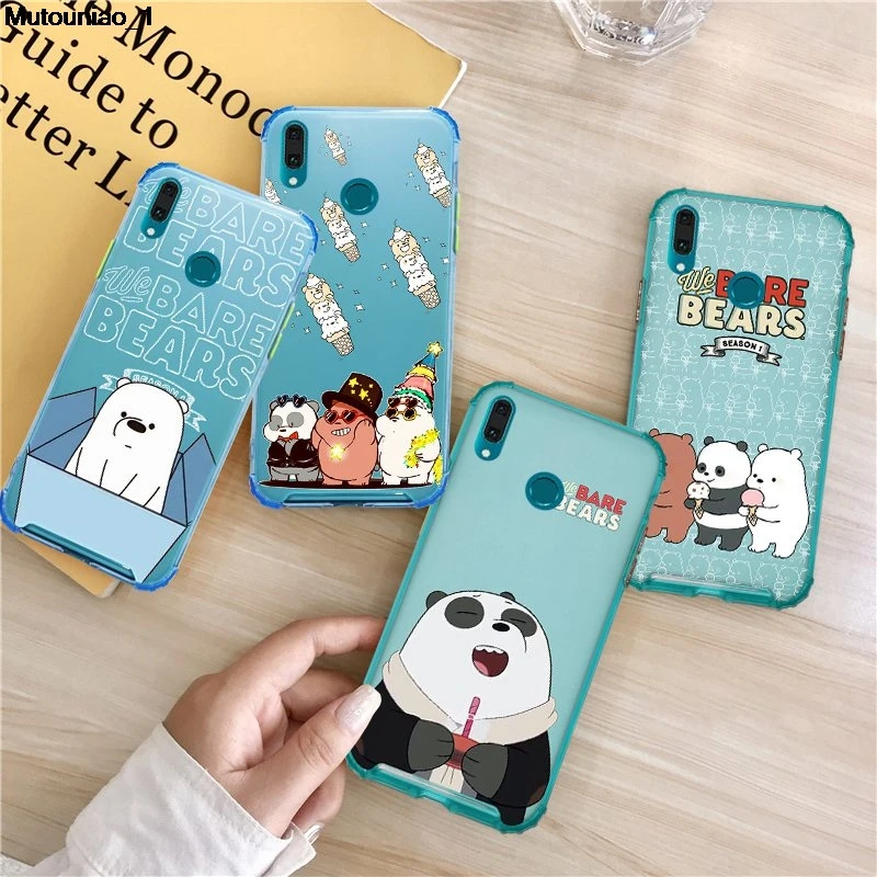 Мягкий силиконовый чехол Bear 3 из ТПУ для Huawei Honor 7A 7C 8A 8S 9X 9 10 10i 20 20i 20S P Smart Pro Lite 2019