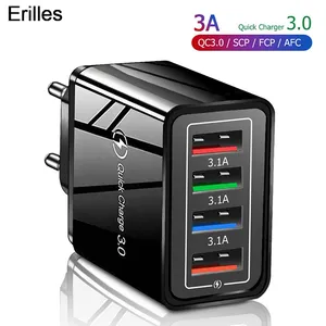 quick charge 3 0 for iphone charger wall fast charging for samsung s10 s9 s8 plug xiaomi mi huawei mobile phone chargers adapter free global shipping