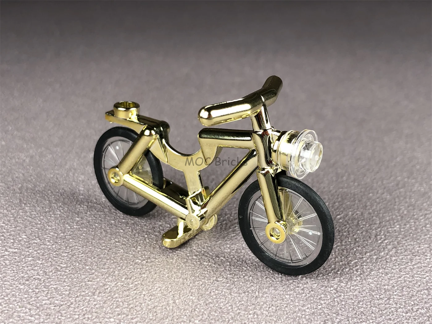 2 шт./лот MOC кирпичи хромированная модель велосипеда скутера куклы фигурка героя