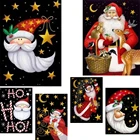 5D алмазная картина Санта Клаус DIY рождественские подарки полный квадратКруглый Алмаз мультфильм милые Стразы Вышивка мозаика живопись