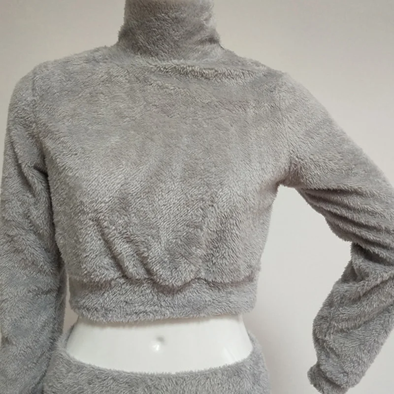 Женский Осенний трикотажный комплект из двух предметов свитер и юбка-карандаш