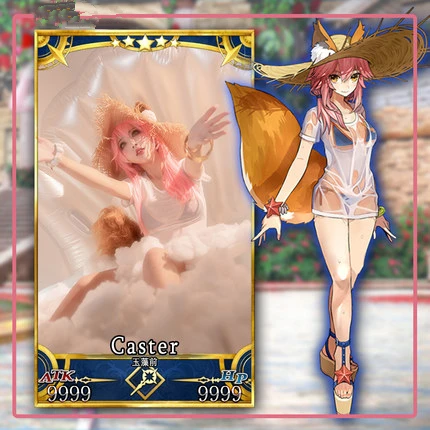 Игра FGO судьба Grand заказ косплей костюм для милых девочек Tamamo без Mae сексуальные