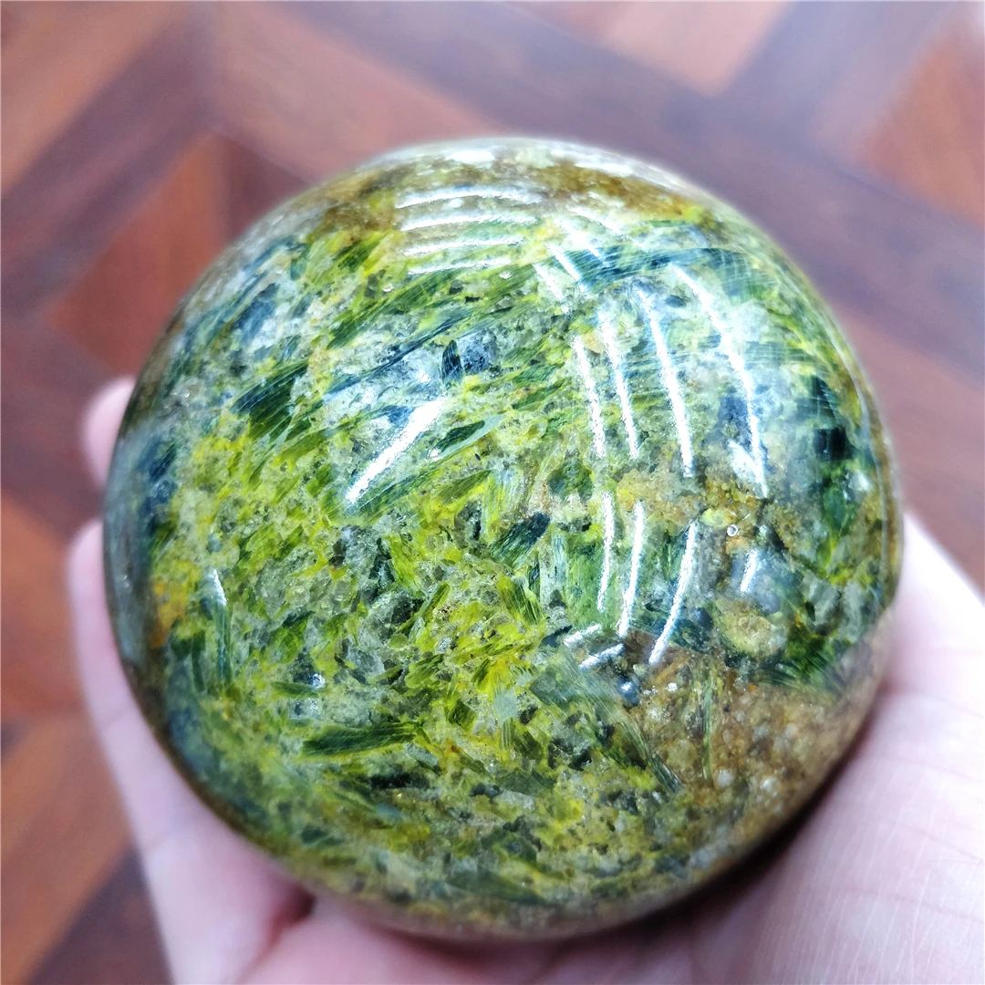 Коллекция натуральных камней, эвхлорит, кварц, зеленая слюда, шар-Майт, минеральная Сфера фэн-шуй рейки, украшения для дома, драгоценные камни