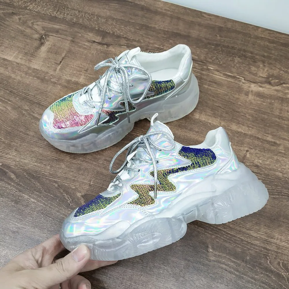 Женские Модные сетчатые кроссовки Легкая удобная обувь для бега Женская