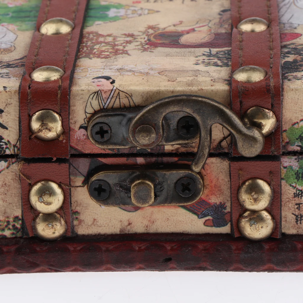 

Wood Tattoo Kit Case Box Carrying Storage Travel Trinket Organizer Container