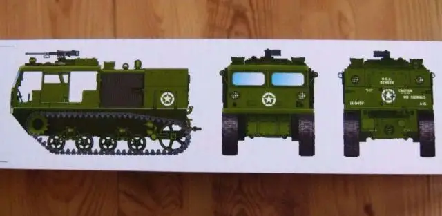 Модель HOBBYBOSS комплект 82407 M4 высокоскоростной Трактор 3 дюйма/90 мм масштаб 1/35
