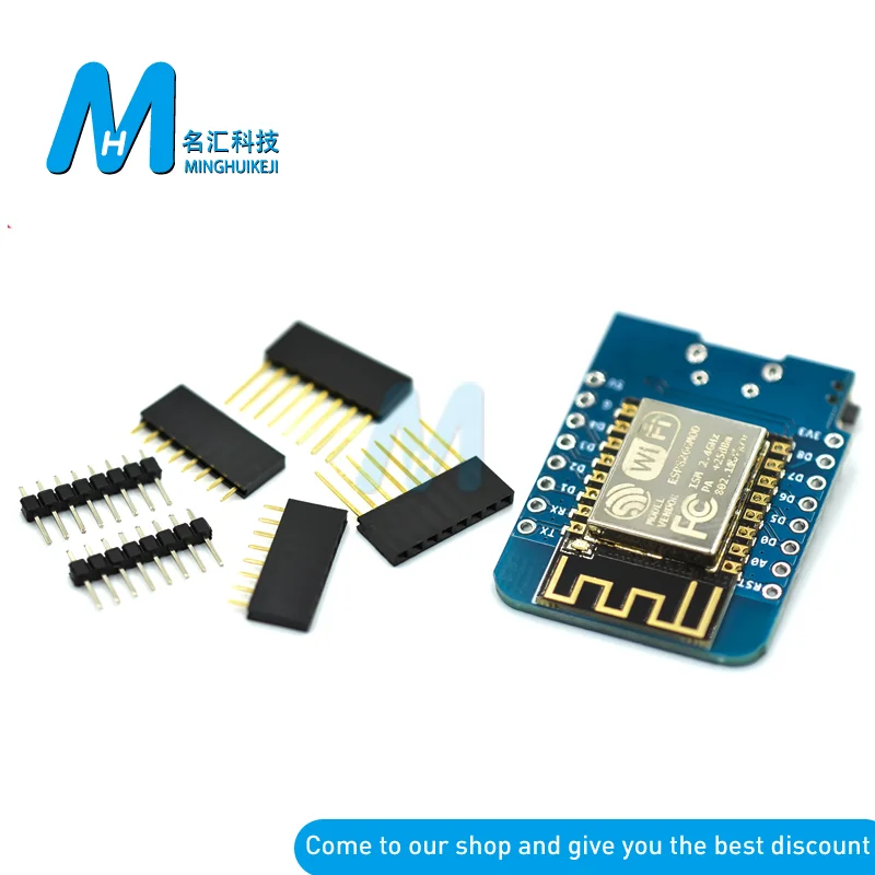 Плата разработки CH340G CH340 ESP8266 ESP-12 V2 USB WeMos D1 Mini PRO V3.0.0 WIFI плата NodeMCU Lua IOT 3 В с