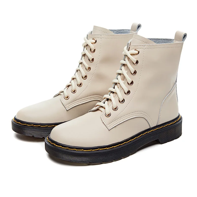 Женские ботильоны женская зимняя обувь на плоской подошве и среднем каблуке