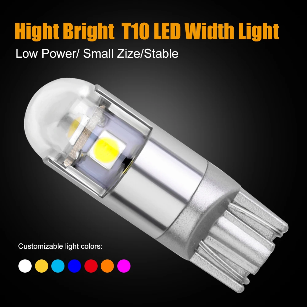 2X высокое качество T10 2SMD 2 SMD 3030 светодиодный W5W WY5W 2825 192 921 168 501 Автомобильный Клин лампа габаритный автомобильный фонарь дверная карта купольная лампа DC12V