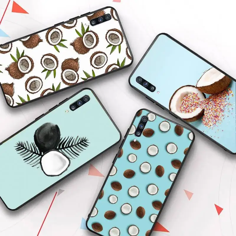 

Cartoon Fruit Coconut Phone Case for Samsung Galaxy A51 30s a71 A21s A70 10 A30 Capa