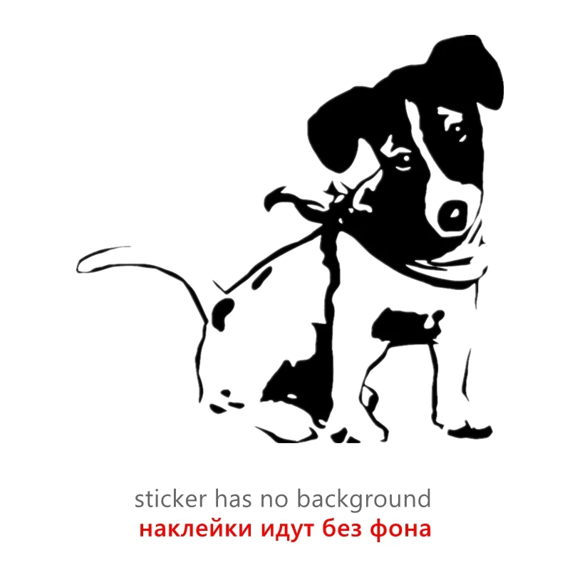 

30316# наклейки на авто Джек Рассел терьера водонепроницаемые наклейки на машину наклейка для авто автонаклейка стикер этикеты винила наклейки стайлинга автомобилей украшения на бампере автомобиля несколько размеров