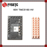 fysetc 60v tmc5160 hv stepper motor driver stepstick spi silent for 3d printer parts
