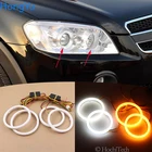 Фонасветильник поворотника для CHEVROLET CAPTIVA S3X 2006, 2007, 2008, 2009, 2010, 2011, хлопок, светодиодный, двухцветный, ангельский глаз, белый, янтарный