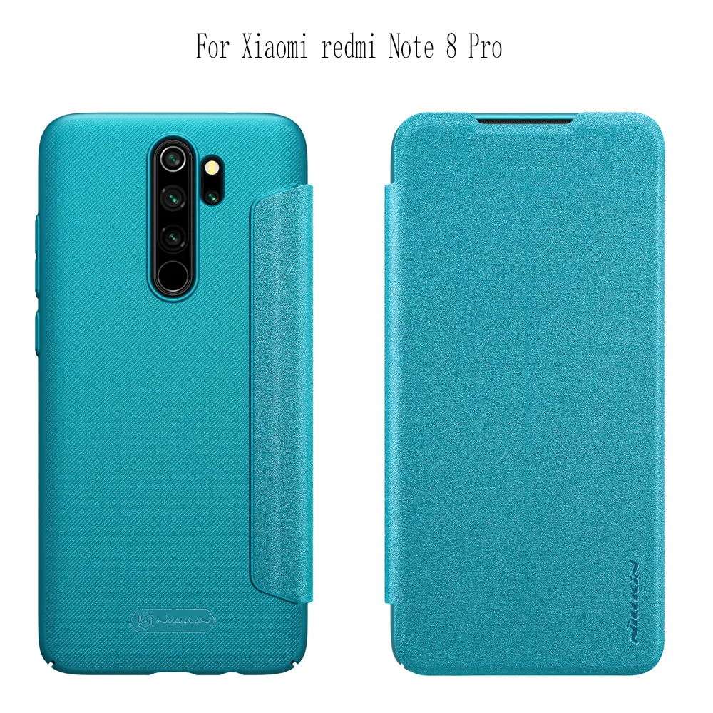 Для Xiaomi Redmi Note 3/7/8/фотоаппаратов моментальной печати 7S чехол Nillkin Sparkle Флип кожаный чехол для Redmi Note 8/7/6 iPad Pro чехол Магнитная Смарт Обложка сна