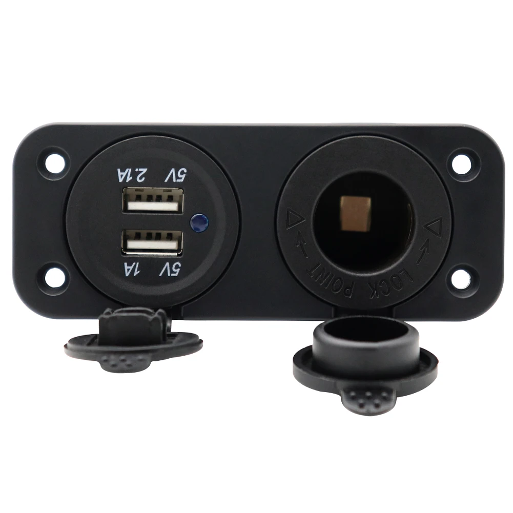 Зарядное устройство USB гнездо прикуривателя индивидуальные автомобильные