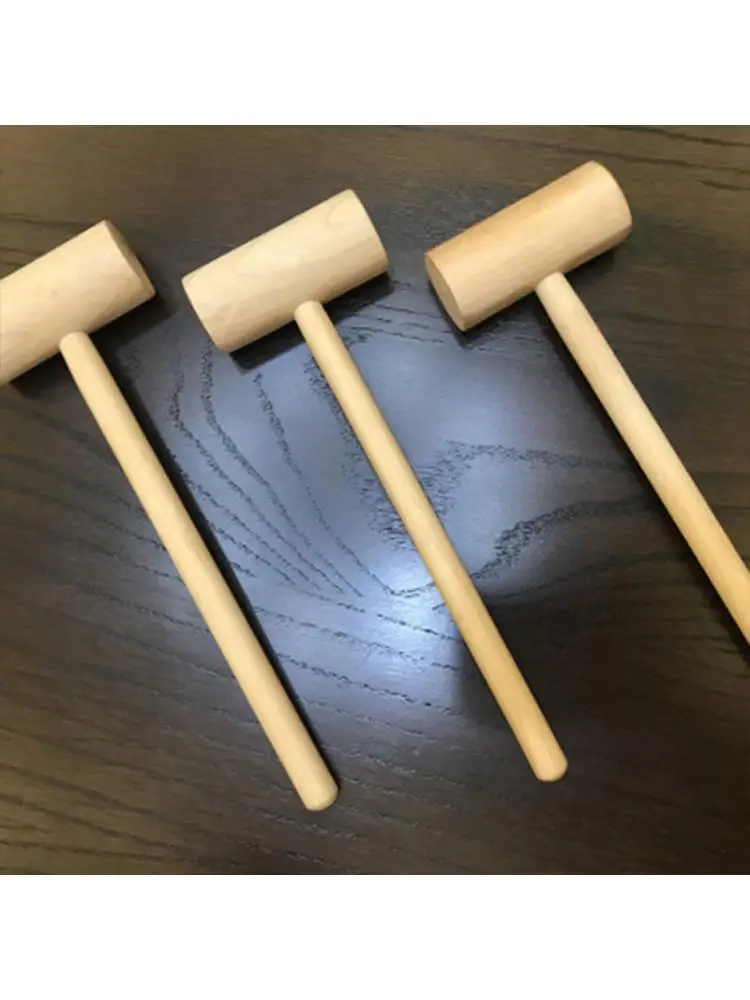 

10pcs Mini Wooden Hammer Mallet Pounding Toy Beating Gavel Toys for Kids