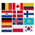 Нидерланды Колумбия Финляндия Бельгия Хорватия denmarkflag польский Национальный полиэфирный баннер 90*150 см 3*5 футов флаг по всему миру