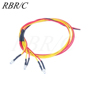 RBR/C WPL D42 Flat Running Drift Simulation RC Remote Control Car Upgrade Modification LED 3MM Side Rear Light Group Parts R813
