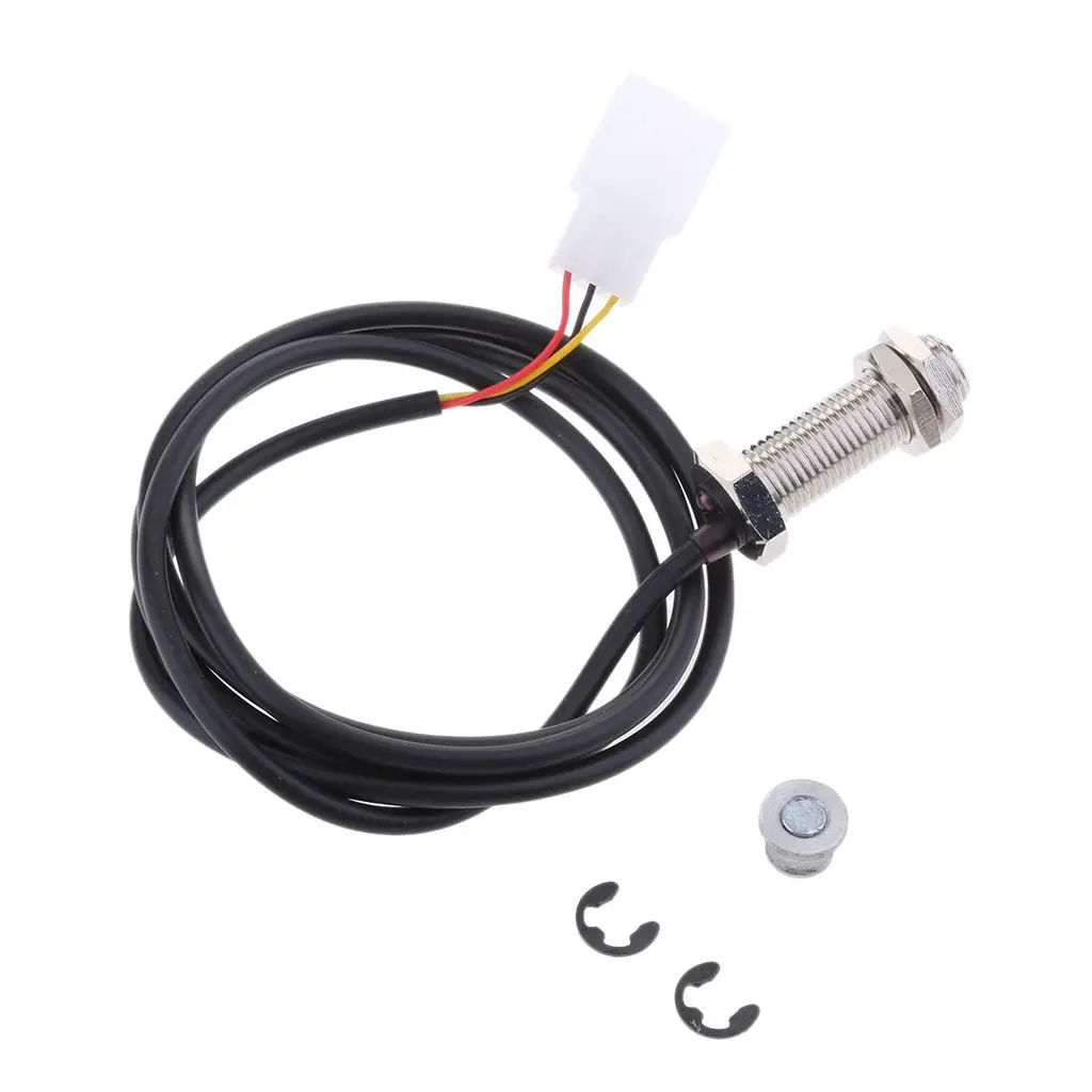 Digital Speedometer Odometer Tachometer Sensor Cable &amp Magnet ATV Motorcycle |