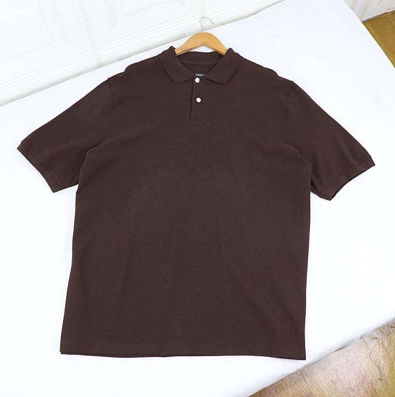 

summer high quality Men cotton polo shirt short sleeve big size tees large size 8XL 10XL casual loose fat tops 68 70 72 74 76 78
