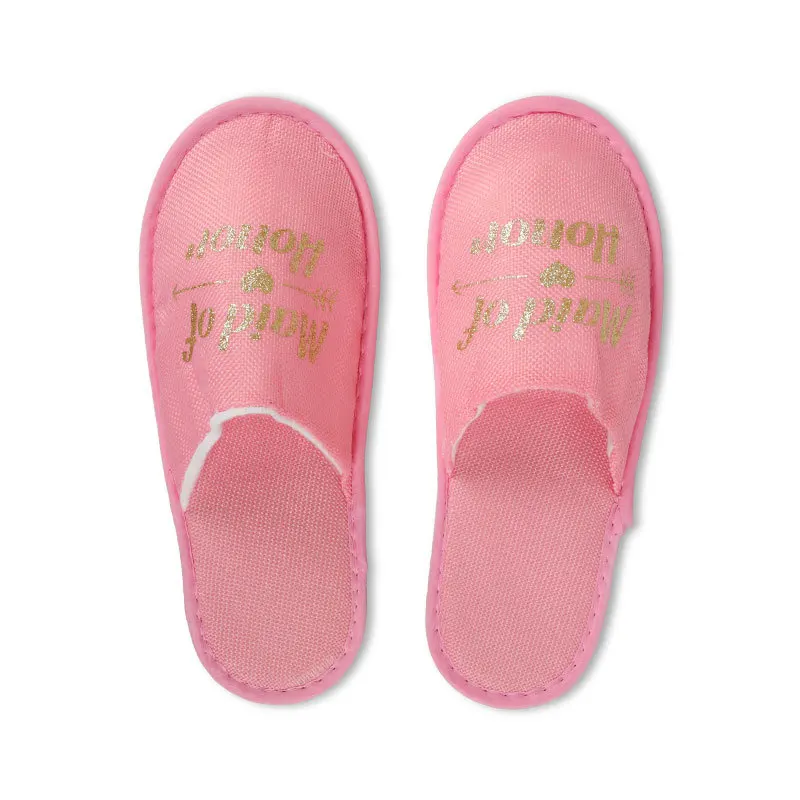 Спа тапочки вечерние поставки свадебное украшение Невесты Девичник подарок