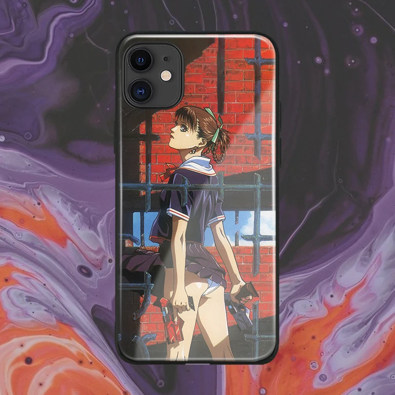 Чехол для телефона A KITE Sawa аниме стеклянный корпус iPhone SE 6 6s 7 8 x xr xs 11 pro max Samsung S note 9 10