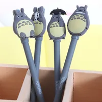 24 pcs creative stationery animal cartoon cute dragon Totoro gel penmanufacturers wholesale kawaii school supplies canetas