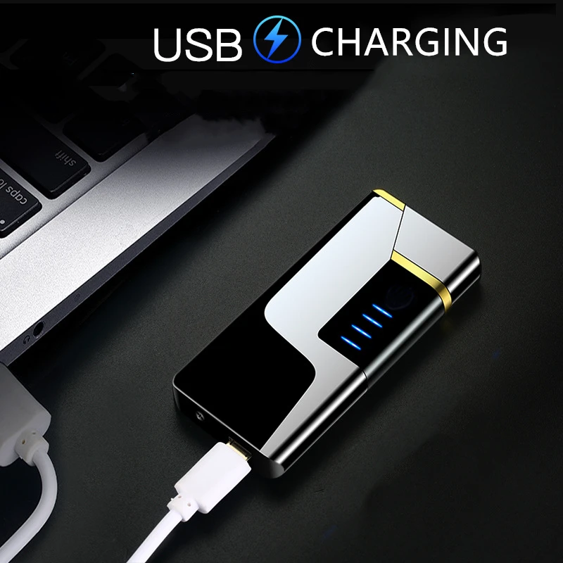 Плазменная зажигалка электрическая с гнездом usb для курения аксессуары