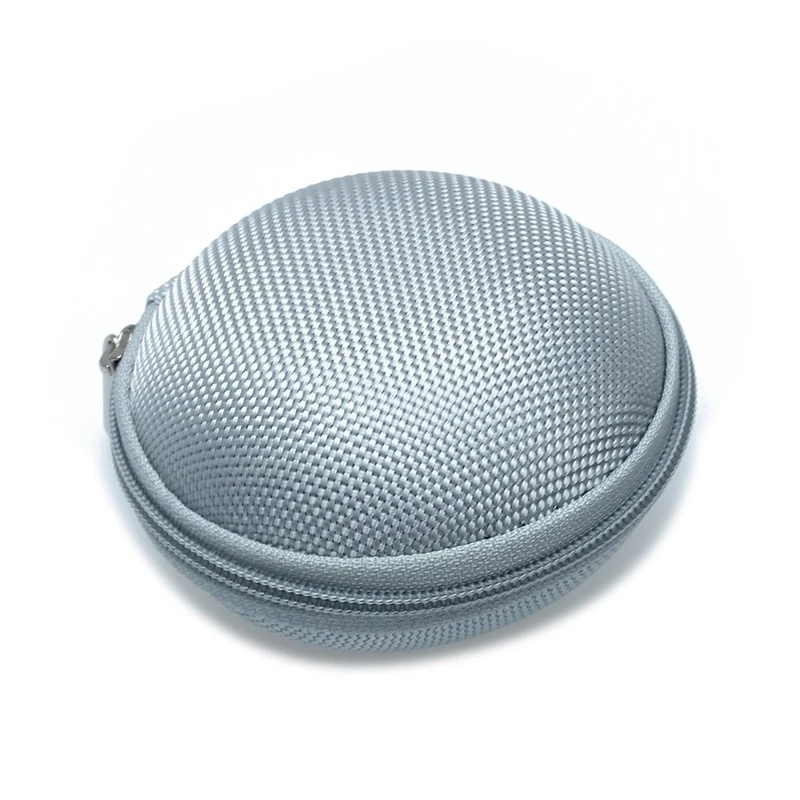 Мини сумка кошелек для наушников из парусины серого цвета|Ключницы| |