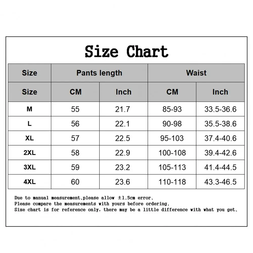 

Plus Size Male Cargo Shorts Knee Length Solid Color Men Thin Pockets Shorts for Daily Wear Casual Beach Shorts