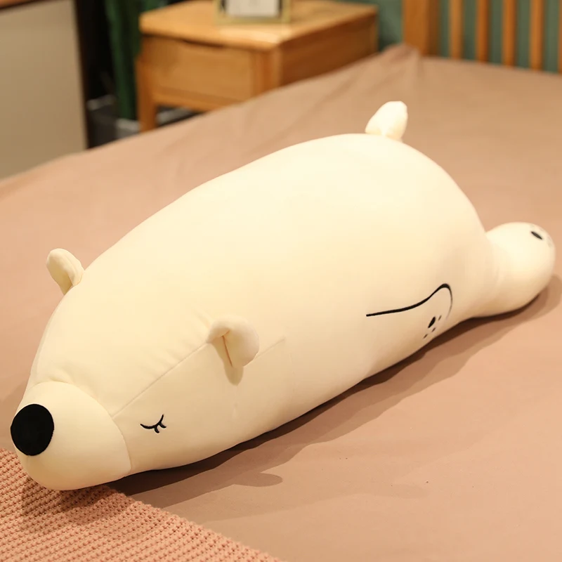 

New Jumbo Animal Panda Plush Toy Pillow super Soft Hugging White Bear doll for children Gift 120cm 160cm