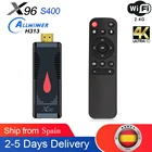 ТВ-флешка X96 S400, Android 10, с четырехъядерным Allwinner H313, Netflix Media, 4K, 60 кадров в секунду, H.265, 2,4 GWifi, Google Player, из Испании