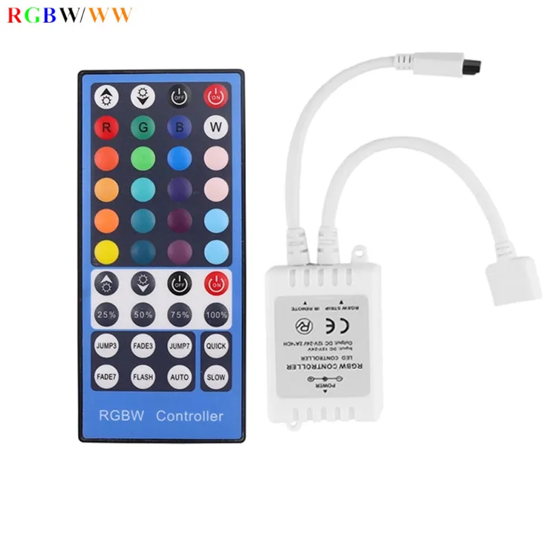 100 шт. светодиодный полосы CCT RGB RGBW Пульт дистанционного управления Управление IR 20