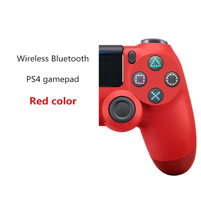 Bluetooth беспроводной игровой контроллер для PS4 контроллер подходит для playstation 4 беспроводной геймпад для playstation 4 джойстик - Цвет: RED