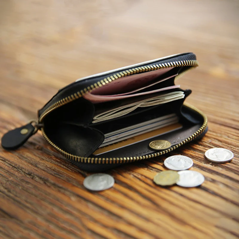 Мужской кошелек из 100% натуральной кожи винтажные мужские короткие кошельки