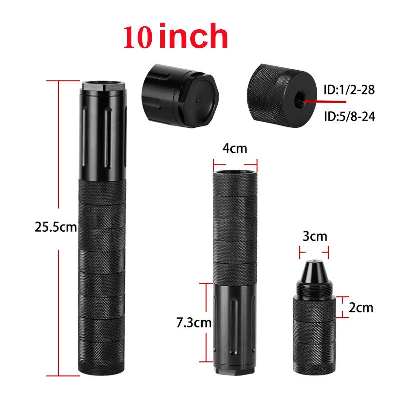 Автомобильный Алюминиевый топливный фильтр ловушка для растворителей 10 дюймов с