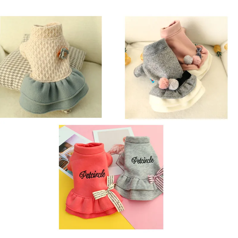 Пальто для домашних животных одежда маленьких и средних собак зимние женские