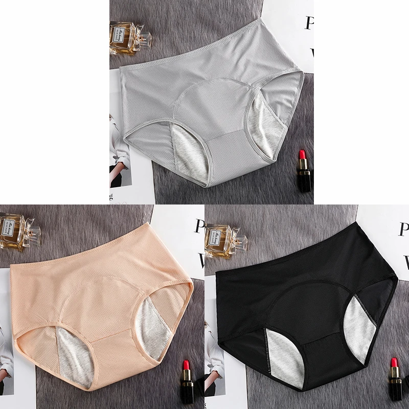 3 шт. большой Размеры L 6XL пикантные Для женщин нижнее белье герметичность до