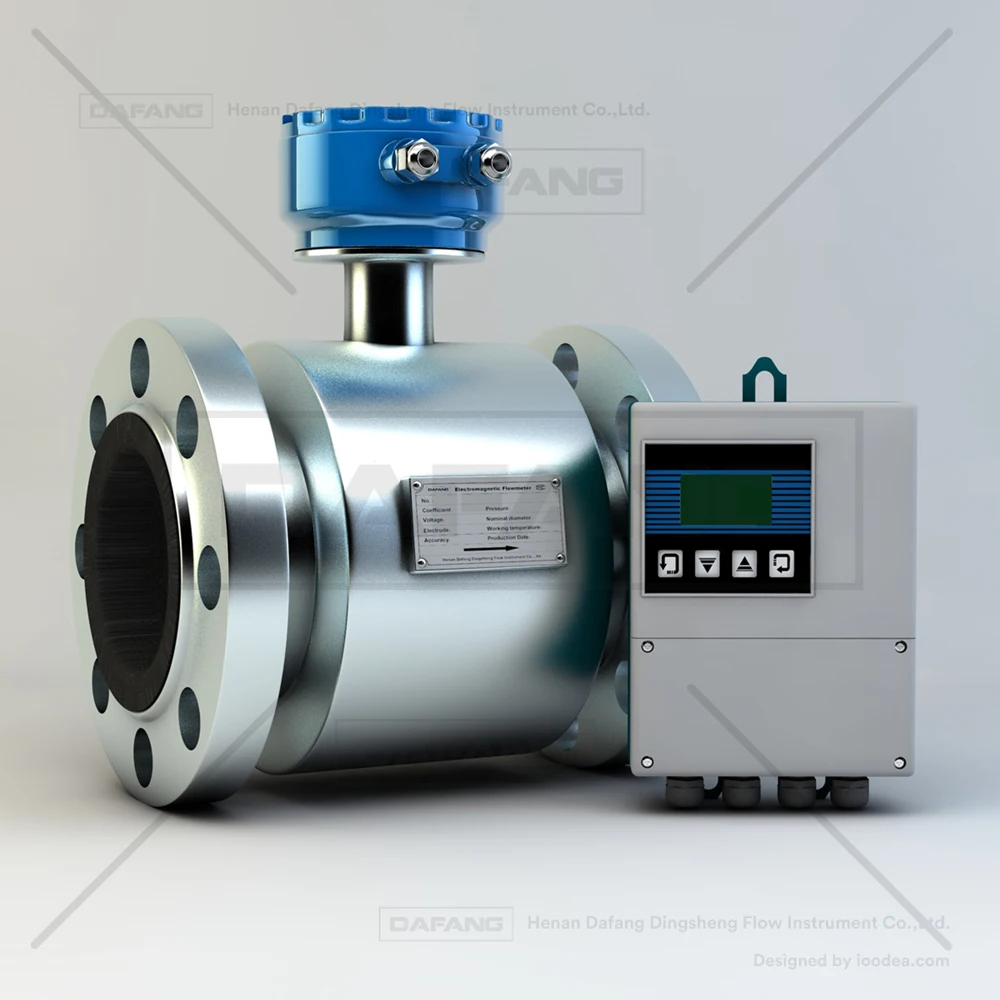 

Remote type cement electromagnetic flow sensor 25mm water flow meter