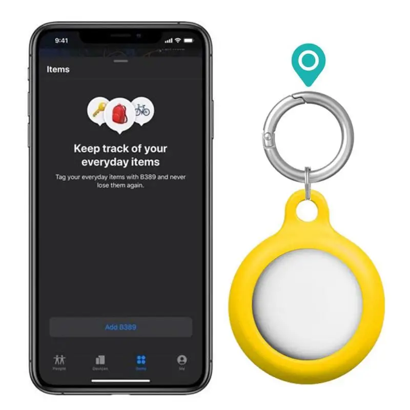 

Мягкий силиконовый чехол для Apple AirTag, защитный чехол с трекером, металлическим кольцом и пряжкой, спортивный пластиковый чехол для Apple AirTag, ч...