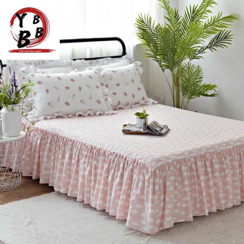 

Fruit Strawberry 100% Cotton Super Soft Christmas 3/4pcs Bedding Sets Reactive Print Duvet Cover Sets King Queen Twin Bed skirt