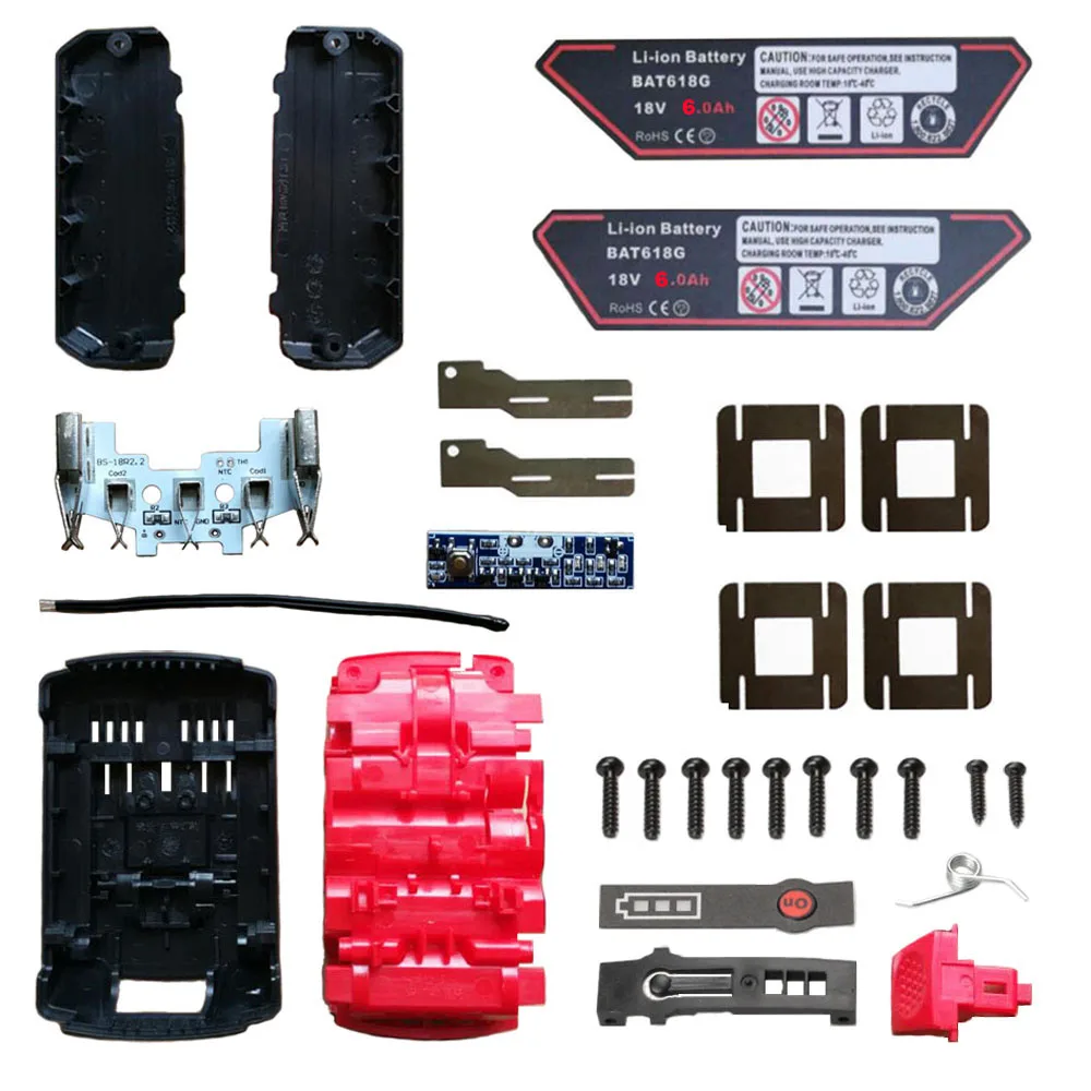 Детали для электродрели BAT618 пластиковый чехол аккумулятора печатная плата Bosch 18