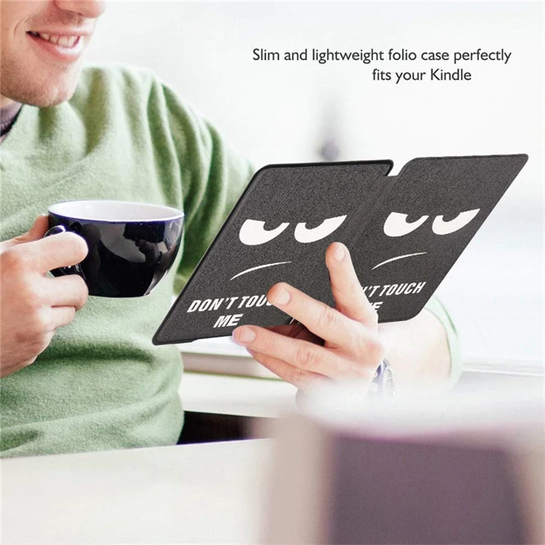 Чехол с принтом для нового Kindle, ультра легкий защитный тонкий смарт-чехол, совместимый со всеми новыми Kindle